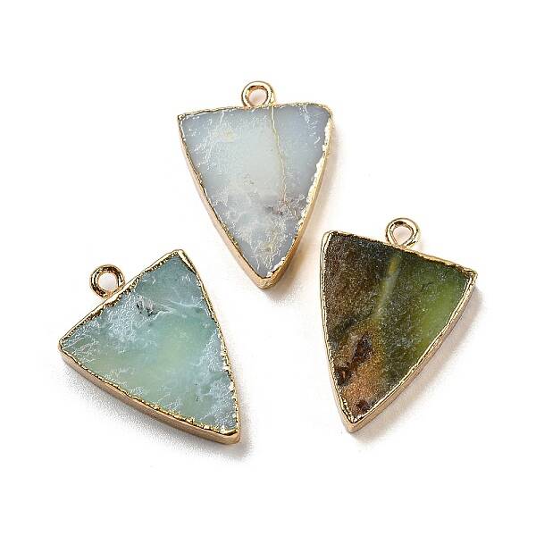 Natural Chrysoprase Pendants