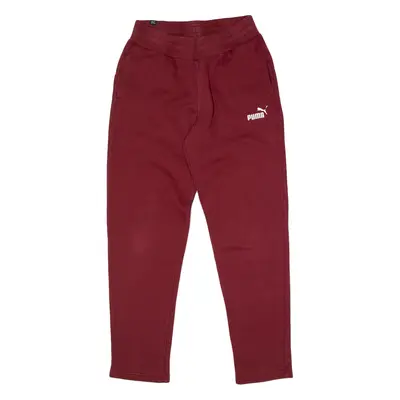 PUMA Joggers Red Tapered Womens UK 10 W26 L28