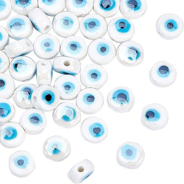 1Strand Handmade Porcelain Ceramic Beads Strands