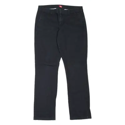 DICKIES Workwear Womens Trousers Black Slim Straight W30 L30