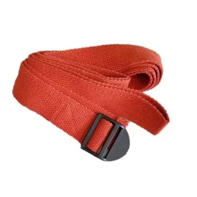 OMSutra Yoga Strap - Cinch Buckle (Regular) 6' | Color: Orange