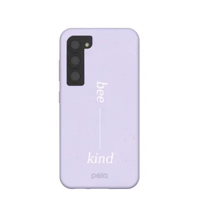 Lavender Bee Kind Samsung Galaxy S23 Case
