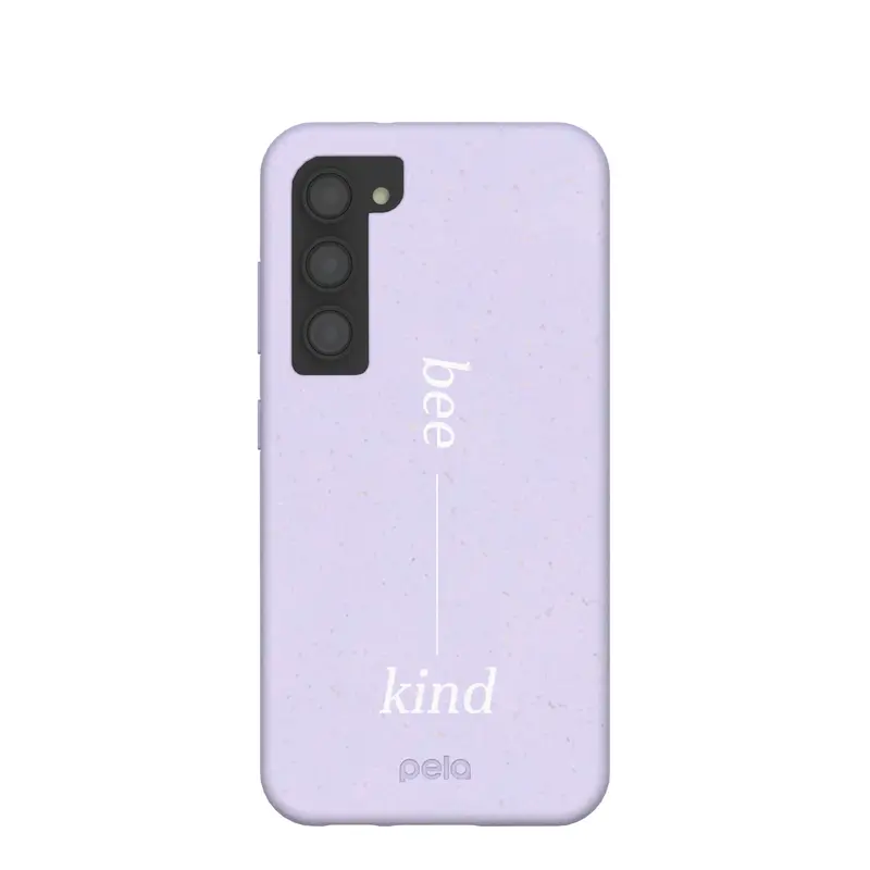 Lavender Bee Kind Samsung Galaxy S23 Case