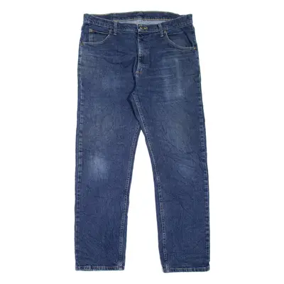 WRANGLER Mens Jeans Blue Regular Straight W36 L32