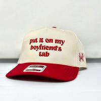 Put It On My Boyfriend's Tab Trucker Hat