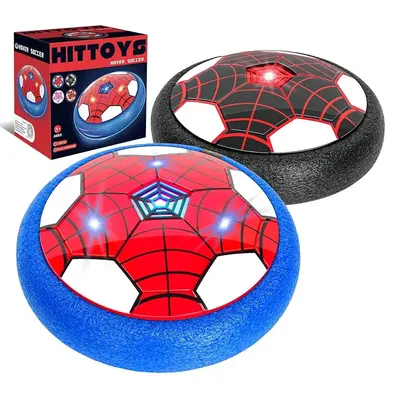 Hover Soccer Ball Toys for Kids, 2 Pack Indoor Soccer Ball Toy with Led Light for Old Boys Girls Light-Up Toys Floating Footb...