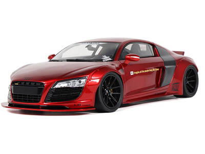2022 Audi R8 LB Works Red Metallic 1/18 Model Car by GT Spirit