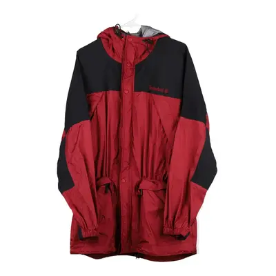 Timberland Jacket - Medium Burgundy Nylon