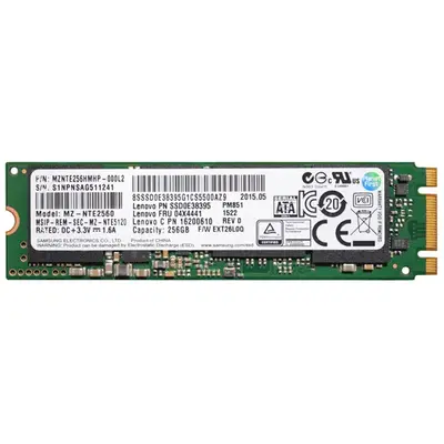 MZNTE256HMHP-000L2 Samsung PM851 Series 256GB Triple-Level Cell SATA 6Gb/s M.2 2280 Solid State Drive