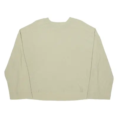 TOPSHOP Womens Jumper Green Tight Knit UK 16