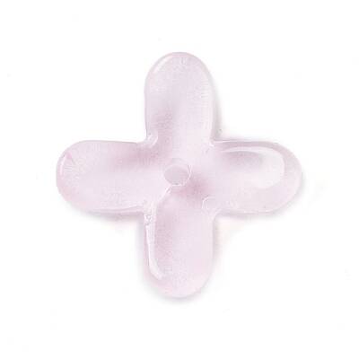 Transparent Glass Beads Caps