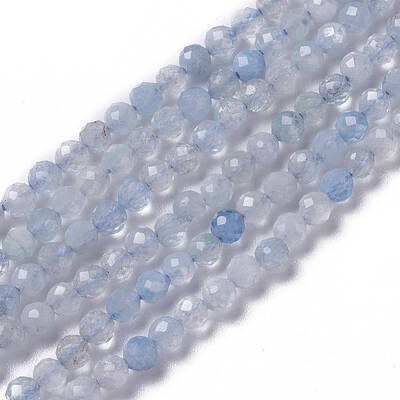 Natural Aquamarine Beads Strands