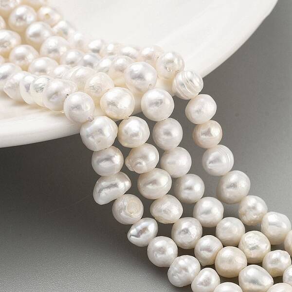 Natural Cultured Freshwater Pearl Beads Strands