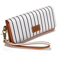 Lee Trifold Womens Wallets RFID Blocking Long Wallet Card Holder Clutch Wristlet for Women
