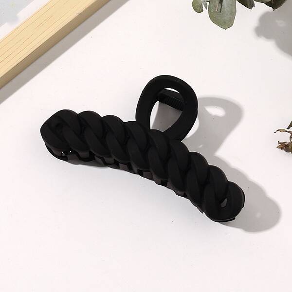 Large Frosted Acrylic Hair Claw Clips