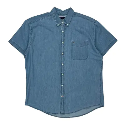 Tommy Hilfiger Denim Shirt - 2XL Blue Cotton
