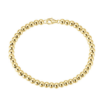 925 Sterling Silver Round Ball Chain Bracelets