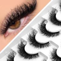 False Eyelashes, Wispy Faux Cluster Lashes, Natural Curling Eye Makeup Strip Lashes, Volumized False Eyelashes for Women and ...