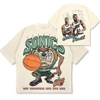 Vintage Taz S0n!cs Basketball T-shirt, Vintage 90s Basketball T-Shirt for Fans, Retro Hiphop Streetwear Graphic Tee, Cool Gif...