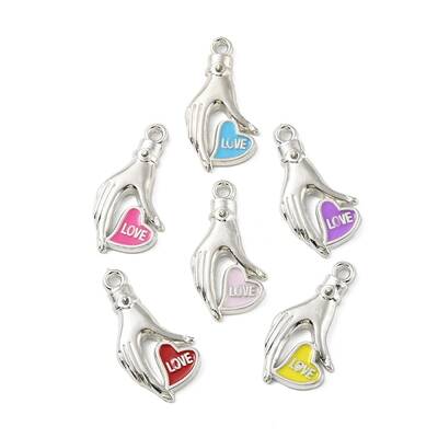 CCB Plastic Enamel Pendants