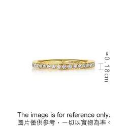 'Timeless' 18K Yellow Gold Diamond Ring