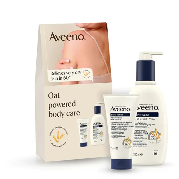 Aveeno Set Regalo Per La Cura Del Corpo Skin Relief Per Pelli Molto Secche E Sensibili