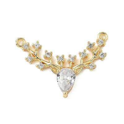 Brass Micro Pave Cubic Zirconia Pendants