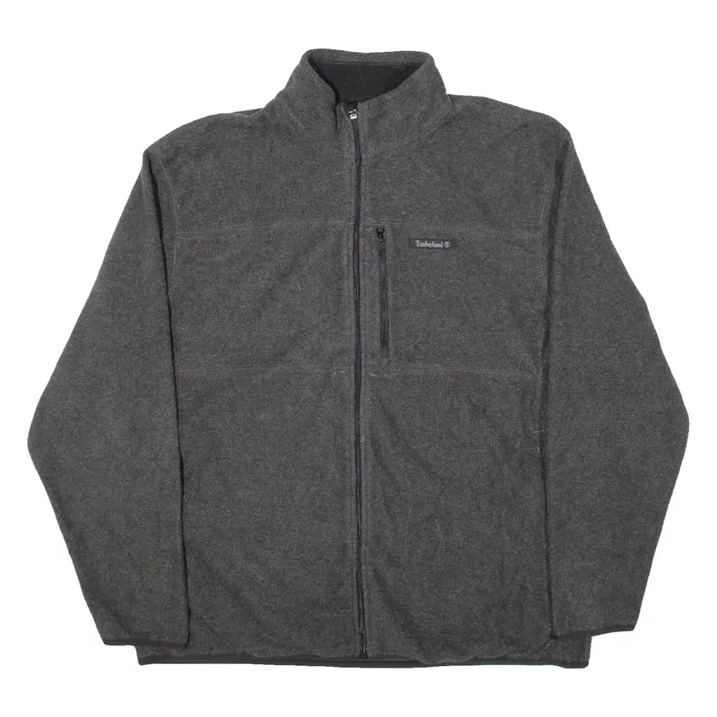 TIMBERLAND Mens Fleece Jacket Grey XL
