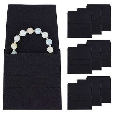 10Pcs Microfiber Jewelry Pouches