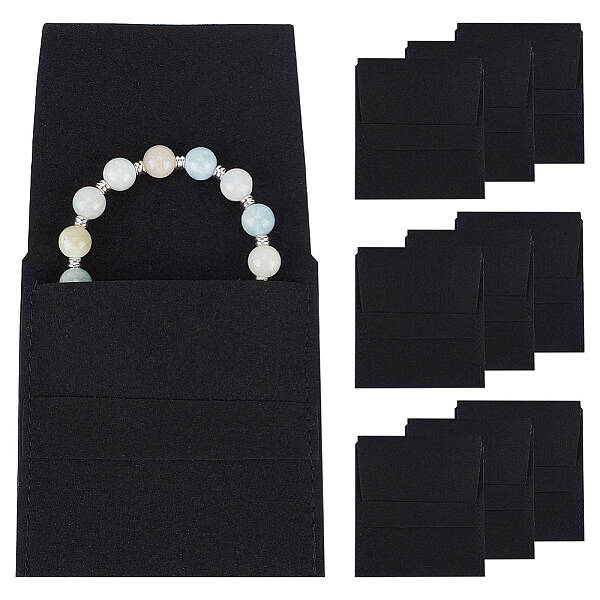 10Pcs Microfiber Jewelry Pouches