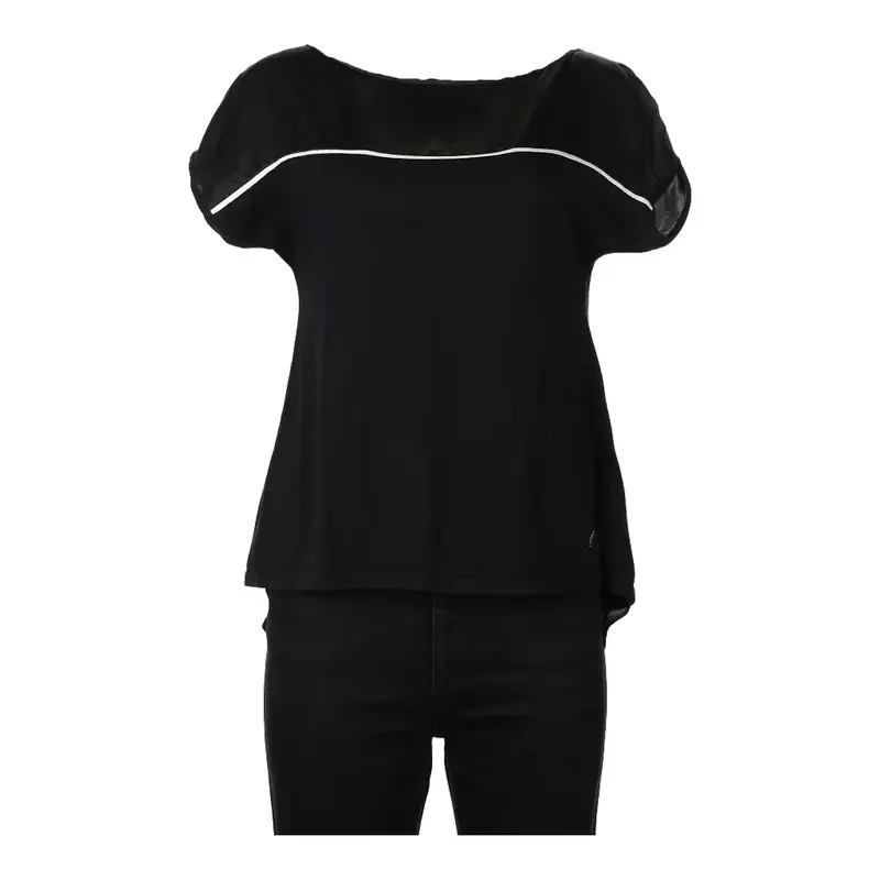 Marina Yachting Blouse - Medium Navy Viscose Blend