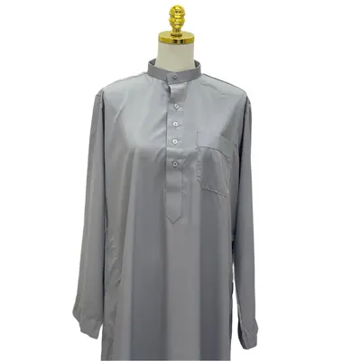 Basic High-Quality Men's Thobe - Timeless Comfort & Style