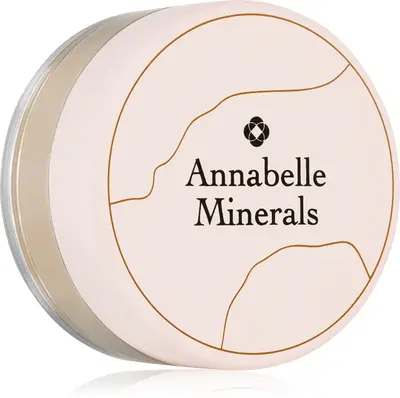 Annabelle Minerals Matte mineral powder foundation for a matte finish color Golden Fairest 4 g
