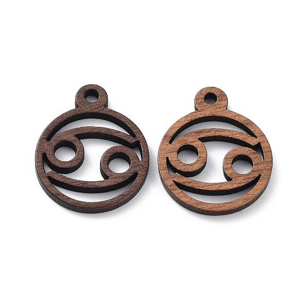 Walnut Wood Laser Cut Pendants