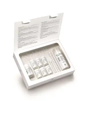 Set Bruno Vassari: Glyco System Eliminates Impurities Exfoliating Powder 6 pieces 0.30g + Glyco System Protects & Hydrates Fa...