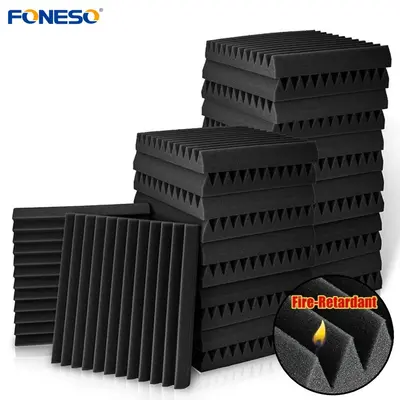 12pcs-96pcs Black Soundproof Wall Pad , 12\