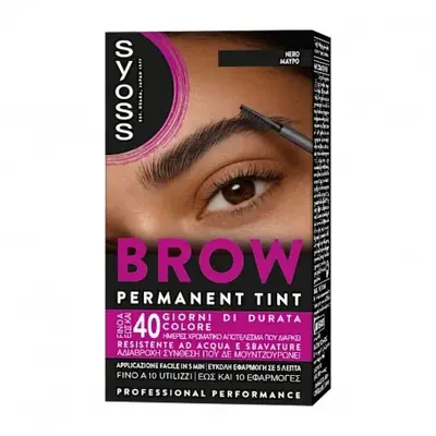 Syoss Black Eyebrow Tint Kit