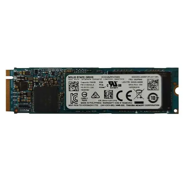 KXG5AZNV256G Toshiba XG5 Series 512GB Triple-Level Cell PCI Express NVMe 3.0 x4 M.2 2280 Solid State Drive