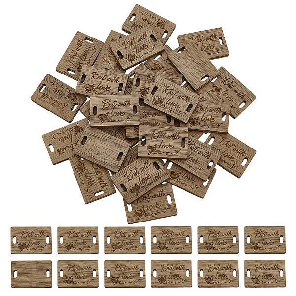 30Pcs Wood Knitting