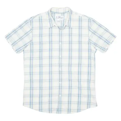 LEVI'S Mens Shirt Blue Check M