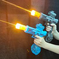 Automatic Electric Water Gun, Luminous Water Gun, Shooting Fighting Toys, Watergun, Outdoor Water Toy for Beach Swimming Pool