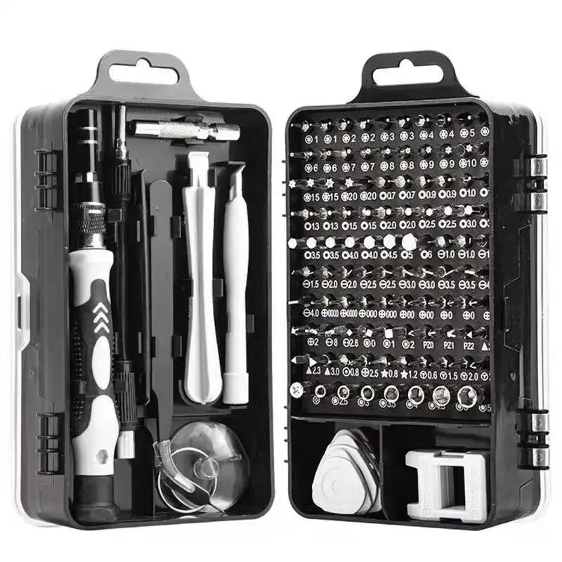 Precision Magnetic Screwdriver Set with Storage Case, 115 in 1 Screwdriver Kit, Power Tools Sets, Mini Screw Nuts Bits Set, E...