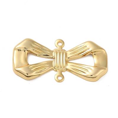 Brass Bowknot Connector Charms