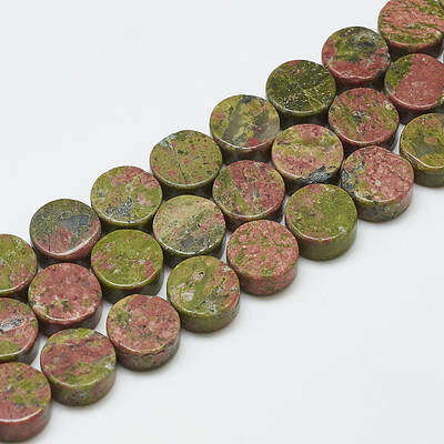 Natural Unakite Beads Strands