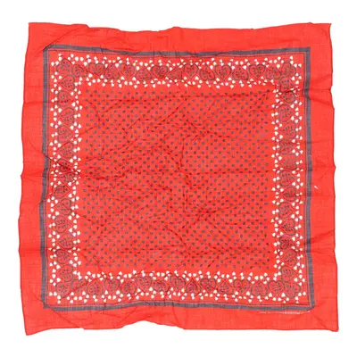 Unbranded Polka Dot Scarf - No Size Red Polyester