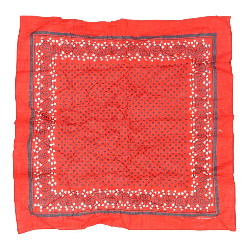 Unbranded Polka Dot Scarf - No Size Red Polyester