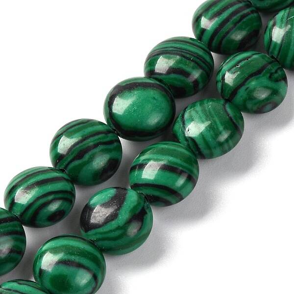 Synthetic Malachite Beads Strands