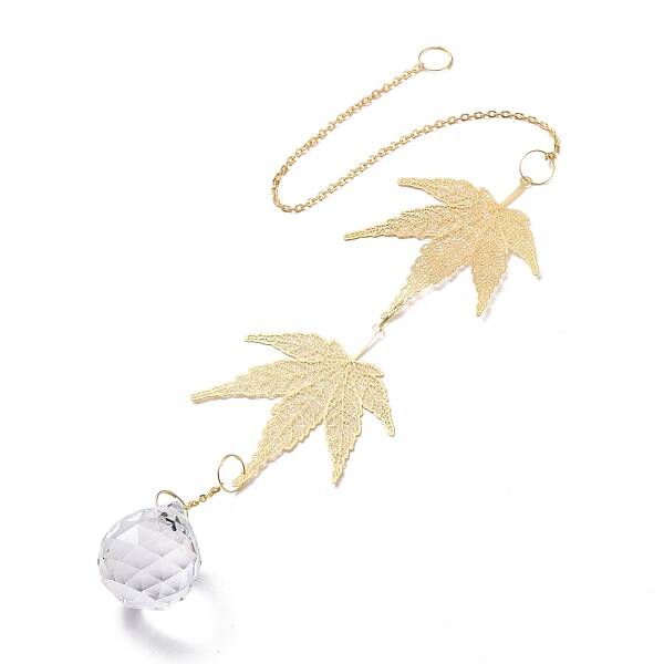Faceted Glass Sun Catcher Pendant Decorations
