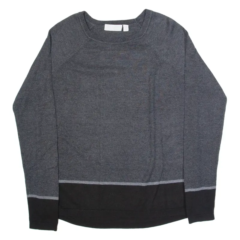 THE WHITE COMPANY Womens Jumper Grey Tight Knit Wool UK 12