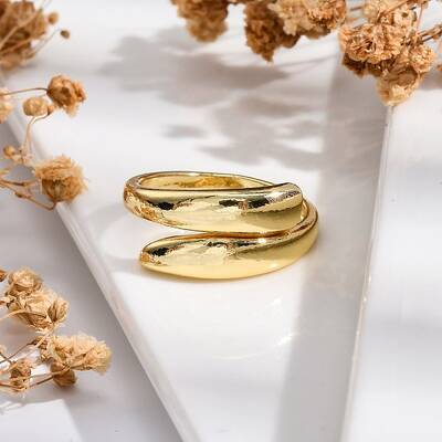 Rack Plating Brass Finger Rings for Women